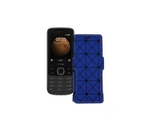 Купить - чехол для смартфона  Чехол-книга из экокожи для телефона Nokia 225 4G Синий ромб