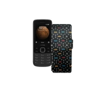 Купить - чехол для смартфона  Чехол-книга из экокожи для телефона Nokia 225 4G Фэшн черный