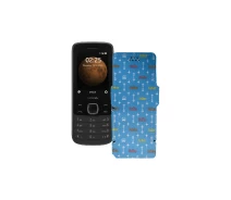 Купить - чехол для смартфона  Чехол-книга из экокожи для телефона Nokia 225 4G Фэшн голубой