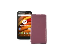 Купить - чехол для смартфона  Чехол-флип из экокожи для телефона Motorola Moto X Force (xt1580) Бордовый