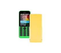 Купить - чехол для смартфона  Чехол-флип из экокожи для телефона Nokia 215 Желтый