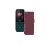 Купить - чехол для смартфона  Чехол-книга из экокожи для телефона Nokia 215 4G Бордовый