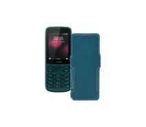 Купить - чехол для смартфона  Чехол-книга из экокожи для телефона Nokia 215 4G Тм. Бирюзовый