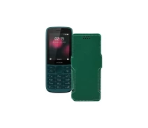 Купить - чехол для смартфона  Чехол-книга из экокожи для телефона Nokia 215 4G Темно-зеленый