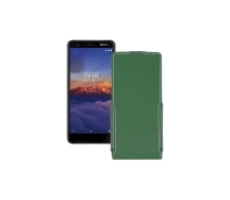 Купить - чехол для смартфона  Чехол-флип из экокожи для телефона Nokia 3.1a Темно-зеленый
