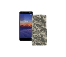 Купить - чехол для смартфона  Чехол-флип из экокожи для телефона Nokia 3.1a Хаки-зеленый