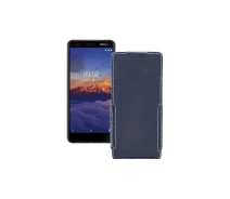 Купить - чехол для смартфона  Чехол-флип из экокожи для телефона Nokia 3.1a Черный глянец