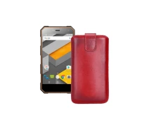 Купить - чехол для смартфона  Вытяжка из экокожи для телефона Nomu S10 Pro Красный
