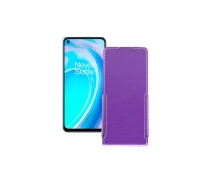 Купить - чехол для смартфона  Чехол-флип из экокожи для телефона OnePlus Nord CE 2 Lite 5G Фиолетовый