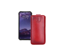 Купить - чехол для смартфона  Вытяжка из кожи для телефона Oukitel F150 b1 pro Красный