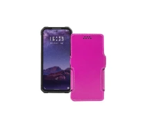 Купить - чехол для смартфона  Чехол-книга из экокожи для телефона Oukitel F150 b1 pro Розовый
