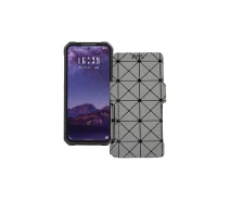 Купить - чехол для смартфона  Чехол-книга из экокожи для телефона Oukitel F150 b1 pro Серый ромб