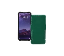 Купить - чехол для смартфона  Чехол-книга из экокожи для телефона Oukitel F150 b1 pro Темно-зеленый