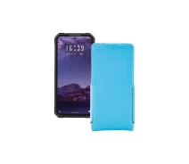 Купить - чехол для смартфона  Чехол-флип из экокожи для телефона Oukitel F150 b1 pro Голубой