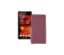 Купить - чехол для смартфона  Чехол-флип из экокожи для телефона Oukitel F150 H2022 Бордовый