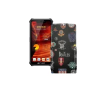 Купить - чехол для смартфона  Чехол-флип из экокожи для телефона Oukitel F150 H2022 Битлз