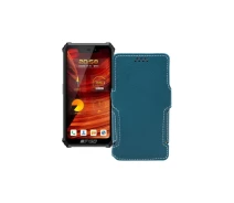 Купить - чехол для смартфона  Чехол-книга из экокожи для телефона Oukitel F150 H2022 Тм. Бирюзовый