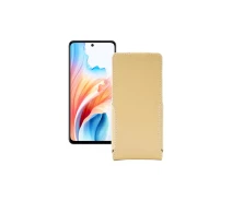 Купить - чехол для смартфона  Чехол-флип из экокожи для телефона OPPO A79 Бежевый