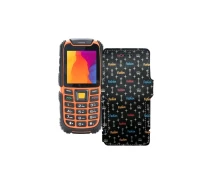 Купить - чехол для смартфона  Чехол-книга из экокожи для телефона Nomi i242 Фэшн черный