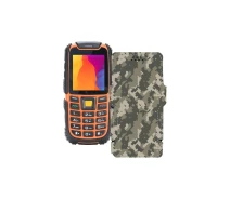 Купить - чехол для смартфона  Чехол-книга из экокожи для телефона Nomi i242 Хаки-зеленый