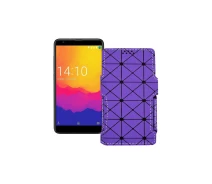 Купить - чехол для смартфона  Чехол-книга из экокожи для телефона Prestigio Muze J5 PSP5524 Фиолетовый ромб
