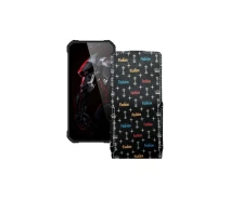 Купить - чехол для смартфона  Чехол-флип из экокожи для телефона Oukitel WP26 Фэшн черный