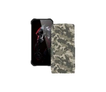 Купить - чехол для смартфона  Чехол-флип из экокожи для телефона Oukitel WP26 Хаки-зеленый
