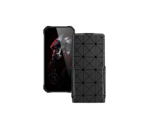 Купить - чехол для смартфона  Чехол-флип из экокожи для телефона Oukitel WP26 Черный ромб