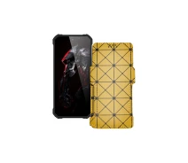 Купить - чехол для смартфона  Чехол-книга из экокожи для телефона Oukitel WP26 Золотой ромб