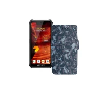 Купить - чехол для смартфона  Чехол-книга из экокожи для телефона Oukitel F150 H2022 Хаки-синий