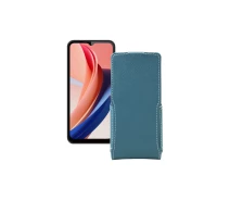 Купить - чехол для смартфона  Чехол-флип из экокожи для телефона Oukitel C31 Pro Тм. Бирюзовый