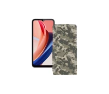 Купить - чехол для смартфона  Чехол-флип из экокожи для телефона Oukitel C31 Pro Хаки-зеленый