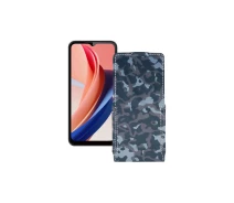 Купить - чехол для смартфона  Чехол-флип из экокожи для телефона Oukitel C31 Pro Хаки-синий