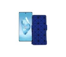 Купить - чехол для смартфона  Чехол-книга из экокожи для телефона OnePlus 12R Синий ромб
