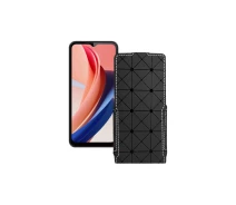 Купить - чехол для смартфона  Чехол-флип из экокожи для телефона Oukitel C31 Pro Черный ромб