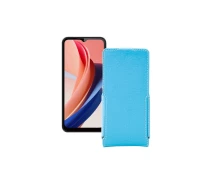 Купить - чехол для смартфона  Чехол-флип из экокожи для телефона Oukitel C31 Pro Голубой