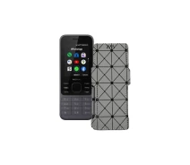 Купить - чехол для смартфона  Чехол-книга из экокожи для телефона Nokia 6300 4G Серый ромб