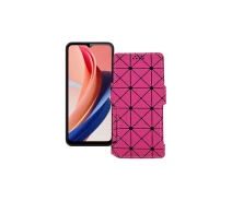 Купить - чехол для смартфона  Чехол-книга из экокожи для телефона Oukitel C31 Pro Розовый ромб