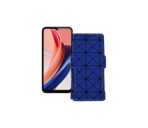 Купить - чехол для смартфона  Чехол-книга из экокожи для телефона Oukitel C31 Pro Синий ромб