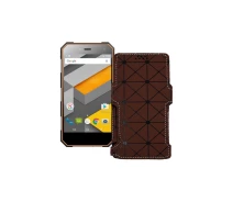 Купить - чехол для смартфона  Чехол-книга из экокожи для телефона Nomu S10 Pro Коричневый ромб