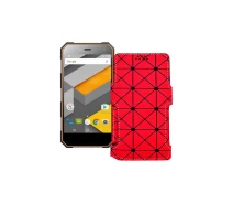 Купить - чехол для смартфона  Чехол-книга из экокожи для телефона Nomu S10 Pro Красный ромб