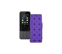 Купить - чехол для смартфона  Чехол-книга из экокожи для телефона Nokia 6300 4G Фиолетовый ромб
