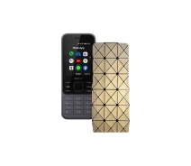 Купить - чехол для смартфона  Чехол-флип из экокожи для телефона Nokia 6300 4G Золотой ромб