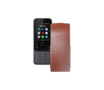 Купить - чехол для смартфона  Чехол-флип из экокожи для телефона Nokia 6300 4G Коричневый