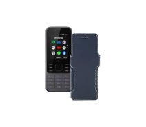 Купить - чехол для смартфона  Чехол-книга из экокожи для телефона Nokia 6300 4G Черный глянец
