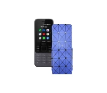 Купить - чехол для смартфона  Чехол-флип из экокожи для телефона Nokia 6300 4G Синий ромб