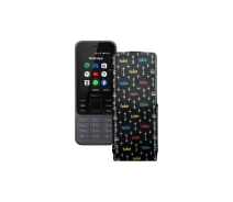 Купить - чехол для смартфона  Чехол-флип из экокожи для телефона Nokia 6300 4G Фэшн черный