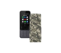 Купить - чехол для смартфона  Чехол-флип из экокожи для телефона Nokia 6300 4G Хаки-зеленый