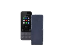 Купить - чехол для смартфона  Чехол-флип из экокожи для телефона Nokia 6300 4G Черный глянец