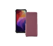 Купить - чехол для смартфона  Чехол-флип из экокожи для телефона Oukitel WP17 Бордовый